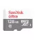 Карта памяти microSD 128Gb SanDisk Ultra Class 10 UHS-I (SDSQUNR-128G-GN3MN)