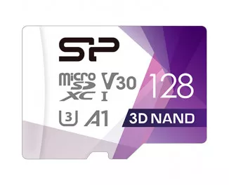 Карта пам'яті microSD 128Gb Silicon Power Superior Color + SD адаптер (SP128GBSTXDU3V20AB)