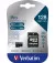 Карта памяти microSD 128Gb Verbatim PRO class 10 UHS-III + SD адаптер (47044)