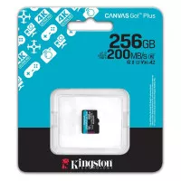 Карта пам'яті microSD 256Gb Kingston Canvas Go! Plus C10 UHS-I U3 A2 V30 (SDCG4/256GBSP)