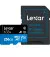Карта памяти microSD 256Gb Lexar High Performance 633x UHS-I U3 V30 A1 Class 10 + SD адаптер (LSDMI256BB633A)