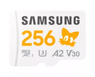 Карта памяти microSD 256Gb Samsung PRO Plus Sonic class 10 UHS-I U3 V30 + SD адаптер (MB-MD256SA/LC1)