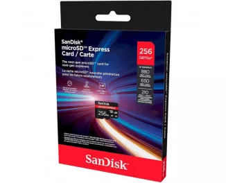 Карта памяти microSD 256Gb SanDisk Express Memory Card (SDSQXFN-256G-GN4NN)