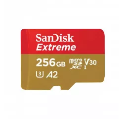 Карта памяти microSD 256Gb SanDisk Extreme For Mobile Gaming A2 10 V30 (SDSQXAV-256G-GN6GN)