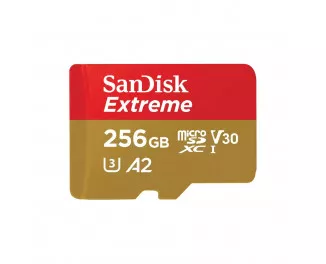Карта памяти microSD 256Gb SanDisk Extreme For Mobile Gaming A2 10 V30 (SDSQXAV-256G-GN6GN)