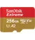Карта памяти microSD 256Gb SanDisk Extreme + SD адаптер (SDSQXAV-256G-GN6MA)