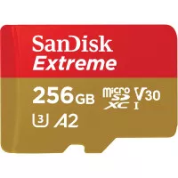 Карта памяти microSD 256Gb SanDisk Extreme (SDSQXAV-256G-GN6MN)