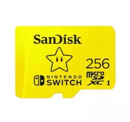 Карта памяти microSD 256Gb SanDisk for Nintendo Switch (SDSQXAO-256G-GNCZN)