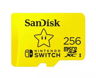Карта пам'яті microSD 256Gb SanDisk for Nintendo Switch (SDSQXAO-256G-GNCZN)