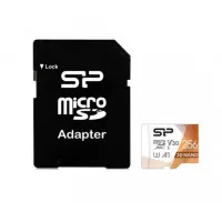 Карта пам'яті microSD 256Gb Silicon Power Superior Color + SD адаптер (SP256GBSTXDU3V20AB)