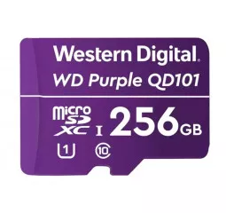 Карта памяти microSD 256Gb WD Purple QD101 class 10 UHS-I (WDD256G1P0C)
