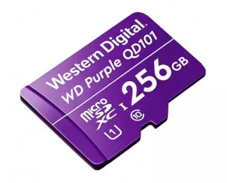 Карта памяти microSD 256Gb WD Purple QD101 class 10 UHS-I (WDD256G1P0C)