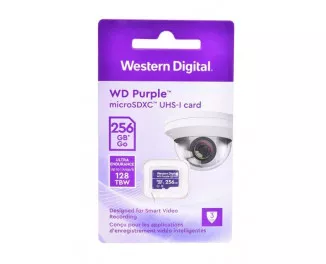 Карта памяти microSD 256Gb WD Purple QD101 class 10 UHS-I (WDD256G1P0C)