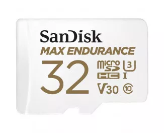 Карта пам'яті microSD 32Gb SanDisk Max Endurance UHS-1 U3 class 10 V30 (SDSQQVR-032G-GN6IA)