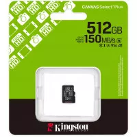 Карта памяти microSD 512Gb Kingston Canvas Select Plus C10 UHS-1 U3 A1 V30 (SDCS3/512GBSP)