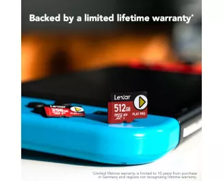 Карта памяти microSD 512Gb Lexar Express PLAY Pro (LMSXPS0512G-BNNNG)