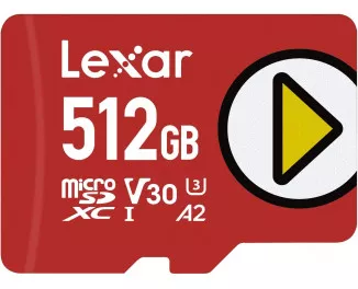 Карта памяти microSD 512Gb Lexar PLAY (LMSPLAY512G-BNNAG)