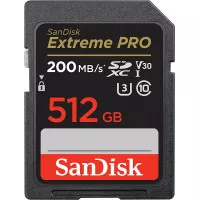 Карта памяти microSD 512Gb SanDisk Extreme PRO class 10 UHS-I U3 V30 (SDSDXXD-512G-GN4IN)