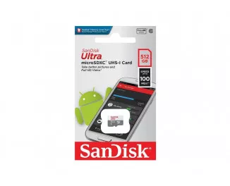 Карта пам'яті microSD 512Gb SanDisk Ultra Class 10 UHS-I (SDSQUNR-512G-GN3MN)