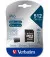 Карта памяти microSD 512Gb Verbatim PRO class 10 UHS-III + SD адаптер (47046)