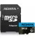Карта пам'яті microSD 64Gb ADATA Premier class 10 UHS-I A1 + адаптер SD (AUSDX64GUICL10A1-RA1)