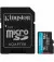 Карта памяти microSD 64Gb Kingston Canvas Go! Plus C10 UHS-I U3 A2 V30 + SD-адаптер (SDCG4/64GB)