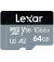 Карта памяти microSD 64Gb Lexar Professional 1066x Silver class 10 UHS-I + SD адаптер (LMS1066064G-BNANG)