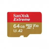 Карта пам'яті microSD 64Gb SanDisk Extreme For Mobile Gaming UHS-I U3 V30 A2 (SDSQXAH-064G-GN6GN)