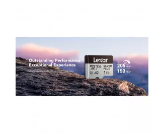Карта памяти mocroSD 512Gb Lexar Professional Silver Plus UHS-I U3 V30 A2 Class 10 (LMSSIPL512G-BNANG)
