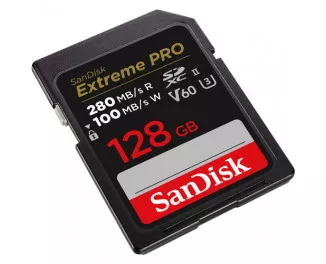 Карта памяти SD 128Gb SanDisk Extreme Pro V60 UHS-II (SDSDXEP-128G-GN4IN)
