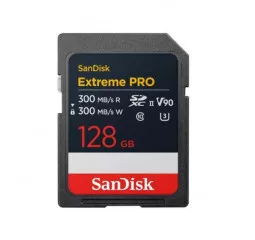 Карта пам'яті SD 128Gb SanDisk Extreme Pro V90 C10 UHS-II U3 (SDSDXDM-128G-GN4IN)