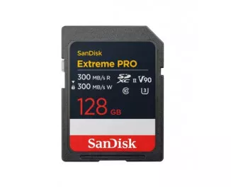 Карта пам'яті SD 128Gb SanDisk Extreme Pro V90 C10 UHS-II U3 (SDSDXDM-128G-GN4IN)