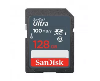 Карта памяти SD 128Gb SanDisk Ultra class 10 UHS-1 (SDSDUNR-128G-GN3IN)