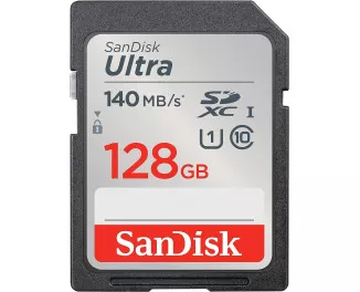 Карта памяти SD 128Gb SanDisk Ultra UHS-I U1 (SDSDUNB-128G-GN6IN)