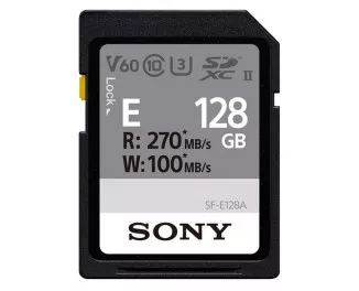 Карта пам'яті SD 128Gb Sony Entry C10 UHS-II U3 V60 (SFE128A.ET4)