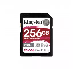 Карта памяти SD 256Gb Kingston C10 UHS-II U3 (SDR2V6/256GB)