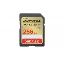 Карта памяти SD 256Gb SanDisk Extreme Plus (SDSDXWV-256G-GNCIN)