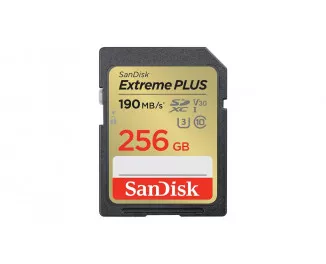 Карта памяти SD 256Gb SanDisk Extreme Plus (SDSDXWV-256G-GNCIN)