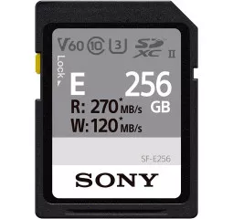 Карта пам'яті SD 256Gb Sony Entry C10 UHS-II U3 V60 (SFE256.ET4)
