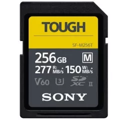 Карта пам'яті SD 256Gb Sony Tough class10 UHS-II U3 V60 (SFM256T.SYM)