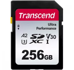 Карта памяти SD 256Gb Transcend 340S class 10 UHS-I U3 4K (TS256GSDC340S)