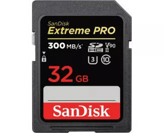 Карта памяти SD 32Gb SanDisk Extreme Pro class 10 V90 (SDSDXDK-032G-GN4IN)