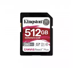 Карта пам'яті SD 512Gb Kingston C10 UHS-II U3 (SDR2V6/512GB)