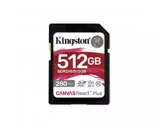 Карта памяти SD 512Gb Kingston C10 UHS-II U3 (SDR2V6/512GB)