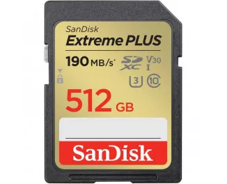Карта пам'яті SD 512Gb SanDisk Extreme Plus (SDSDXWV-512G-GNCIN)