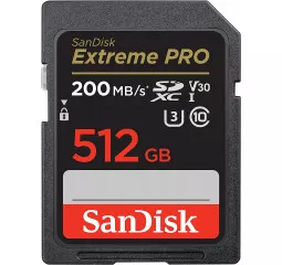 Карта пам'яті SD 512Gb SanDisk Extreme PRO class 10 UHS-I U3 V30 (SDSDXXD-512G-GN4IN)