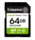 Карта пам'яті SD 64Gb Kingston Canvas Select Plus C10 UHS-I V10 (SDS3/64GB)