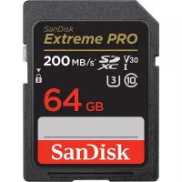 Карта пам'яті SD 64Gb SanDisk Extreme PRO class 10 UHS-I U3 V30 (SDSDXXU-064G-GN4IN)