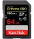 Карта памяти SD 64Gb SanDisk Extreme PRO Class 10 UHS-II U3 V60 (SDSDXEP-064G-GN4IN)