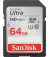 Карта памяти SD 64Gb SanDisk Ultra UHS-I U1 (SDSDUNB-064G-GN6IN)
